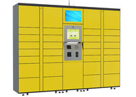 15 inch Touch Screen Parcel Delivery Lockers , Computer System Parcel Locker Service