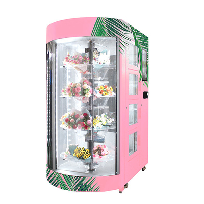 Флористический автомат цветка магазина магазина 24 часа обслуживания собственной личности для свежих букетов