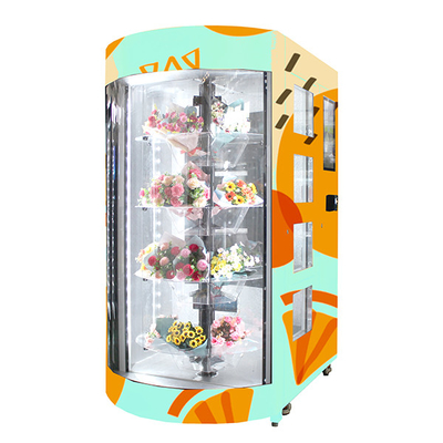 Шкафчики торгового автомата букета цветочного магазина раздатчика свежие автоматизированные с увлажнителем