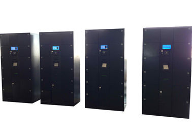 Pin Code Setting Electronic Steel Luggage Storage Airport , Password High Tech Lockers