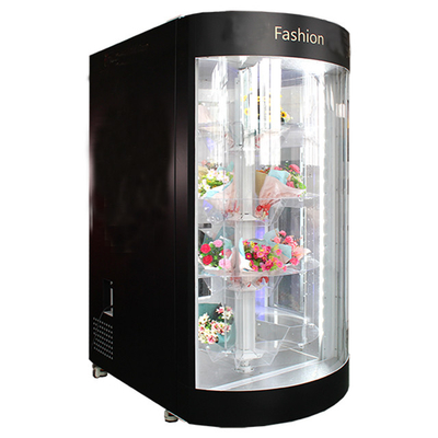 Автомат цветка 360 вращений с прозрачной Refrigerated полкой системой Humidification