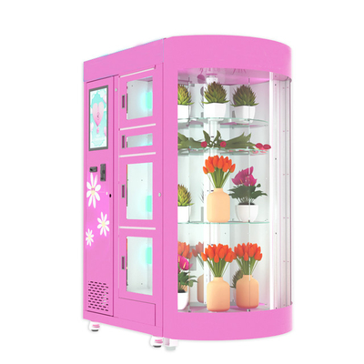 Магазин магазина цветка удобства автомата цветка OEM с окном 360 градусов