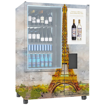 Автомат бутылки вина Адвокатуры проверки возраста 22 дюйма на стекло 6mm