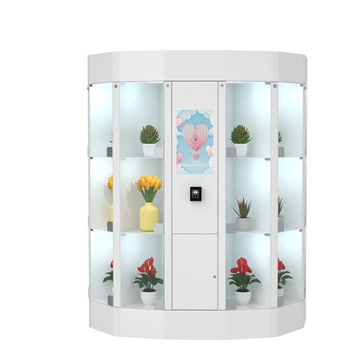 Шкафчик торгового автомата цветка экрана касания 22 дюймов с системой охлаждения холодильника