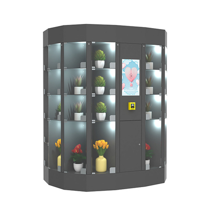 Автомат 240V шкафчика свежего цветка с Refrigerate система охлаждения