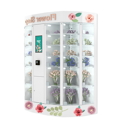 Шкафчик автомата цветка 19 дюймов с системой охлаждения 50HZ