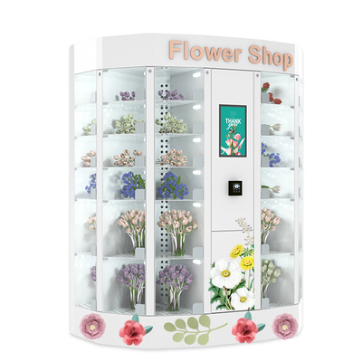 Автомат свежего цветка букета с взаимодействующим шкафчиком экрана касания 22Inch Refrigerated