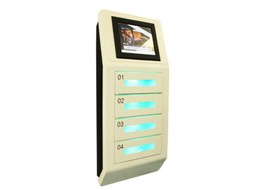 UVC простерилизуйте 4 зарядной станции сотового телефона шкафчиков цифров держатель стены экрана касания 10 дюймов