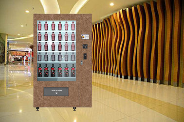Транспортер красного вина экрана касания с киоском автомата лифта с Мулти экстренныйым выпуском Деиснь стального тела языков УИ