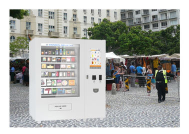 Автомат напитка воды кофе легкой закускы автоматический с экраном касания рекламы