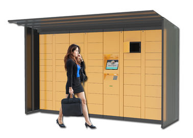 Шкафчики автоматического багажа штрихкода арендные, крытые электронные шкафчики для супермаркета парка