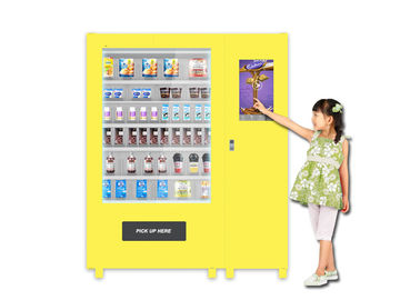 Автоматический автомат еды пирожных закусок, шкафчики торгового автомата рынока собственной личности мини