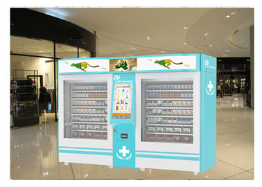 Крытый на открытом воздухе автомат медицины лекарства подъема лифта с рекламировать экран