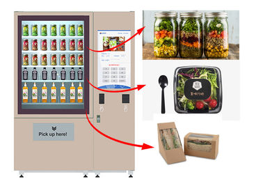 Автоматический автомат салата овощей плода обслуживания собственной личности с лифтом ленточного транспортера