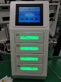 Дверь 4 обеспечивает зарядные станции сотового телефона шкафчика для аэропорта с акцептором монетки и читателем кредитной карточки