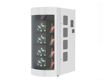 24 ночного магазина самообслуживания часа автомата свежего цветка с холодильником и увлажнителем