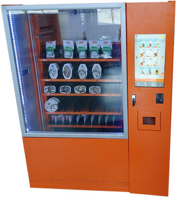 Умный автомат салата с Кашлесс прибором оплаты и реклама не экранируют никакой вариант оплаты касания