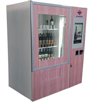 Автомат красного вина автоматический с 22&quot; экран и лифт касания рекламы