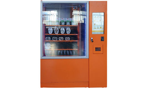 Киоск торгового автомата легкой закускы с выплатой по кредитной карточке Билла монетки и удаленной платформой
