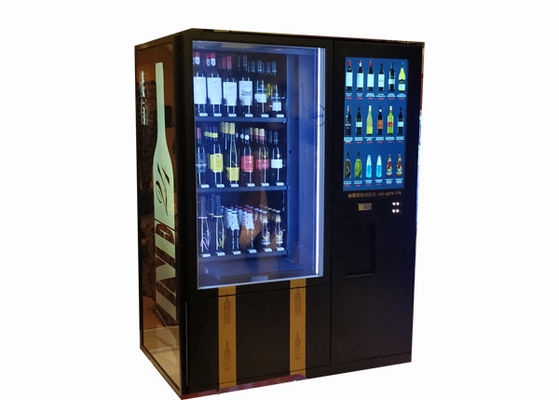 Автомат красного вина экрана касания 22 дюймов, продажа автомата холодильника автоматическая