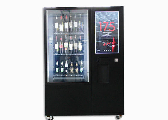 Автоматическая бутылка шампанского пива игристого вина большого экрана самообслуживания может автомат для оборудования безопасностью