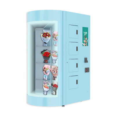 Convenience Store Shop Segregation Floral Vending Machine With Humidifier