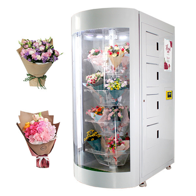 Автомат букета 360 цветков сегрегации вращения с прозрачной полкой
