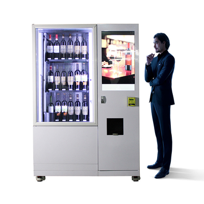 Стеклянный автомат бутылки вина USB с системой подъема лифта