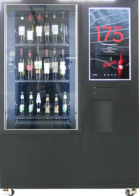 Автомат стеклянной бутылки оплаты вискиа множественный с лифтом транспортера