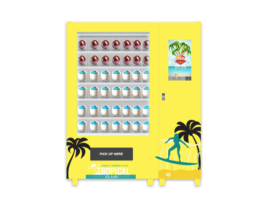 Автомобиль системы лифта крытого автомата еды кредитной карточки воды кокоса коммерчески
