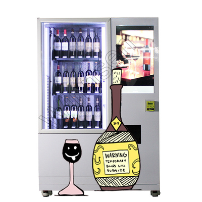 Комбинированный автомат вина андроида с оплатой карты
