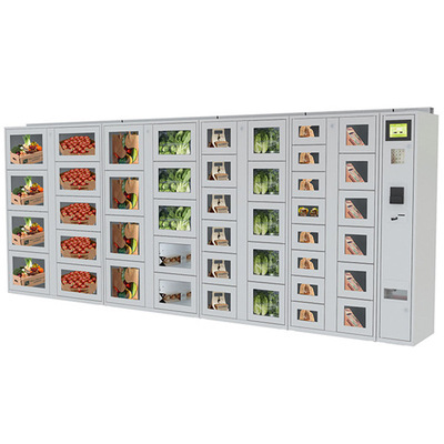 Умные яйца овощей шкафчика торгового автомата с удаленным управляют экраном касания системы