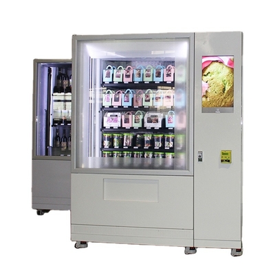 Автомат салата свежих продуктов здоровый с экраном касания для станции метро
