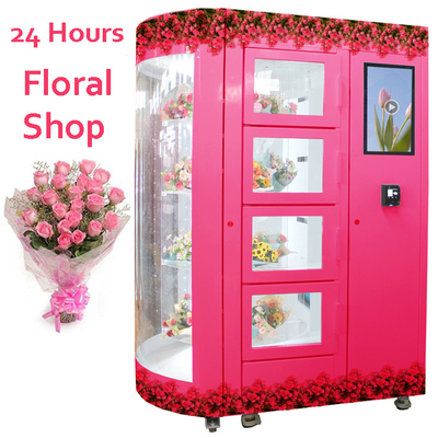 СИД освещая вращая автомат цветка букета 24 умной часа системы шкафчика