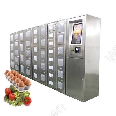 Умные 24 яйца часа шкафчиков торгового автомата подвергают официальный овощ механической обработке обслуживания собственной личности