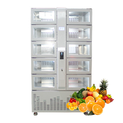 Автоматический охлаждая шкафчик торгового автомата с оплатой кредита для овощей приносит плоды яйца