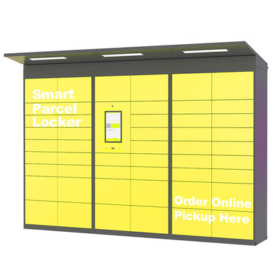 Автоматическая система шкафчика станции пакета с изготовленным на заказ языком для доставки компании курьера