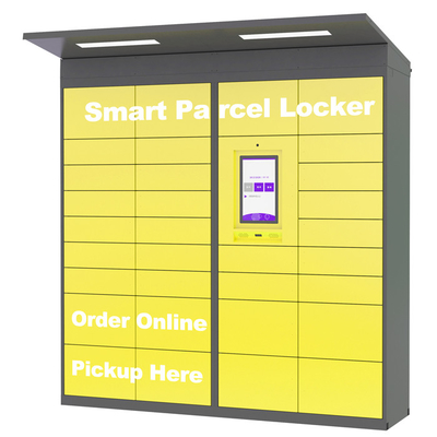 Автоматическая система шкафчика станции пакета с изготовленным на заказ языком для доставки компании курьера