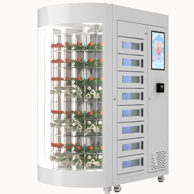 Роскошный автомат букета цветка с большой большой емкостью экрана касания 220V
