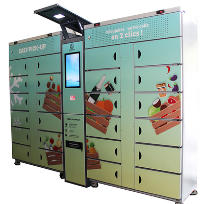 Код 15inch Qr шкафчика холодильника прозрачной еды безопасный с собственной личностью большой или маленькой коробкой