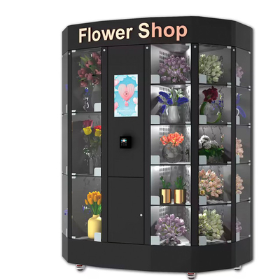 Безопасная и эффективная машина 120V шкафчика торгового автомата цветка с большим разнообразием
