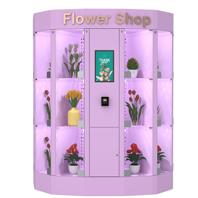 Безопасная и эффективная машина 120V шкафчика торгового автомата цветка с большим разнообразием