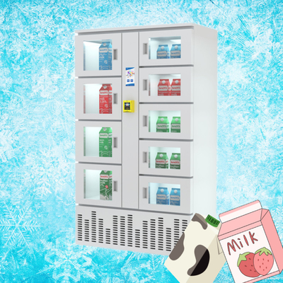 эффективные Refrigerated шкафчики еды Winnsen автомата 240V умные