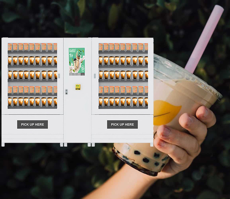 Автомат для продажи молочного чая и кофе с экраном с сенсорным экраном
