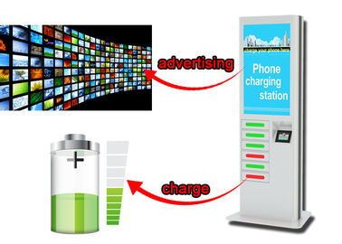 Киоск зарядной станции сотового телефона коммерчески рекламы, Синьяге 42 цифров экрана ЛКД дюйма