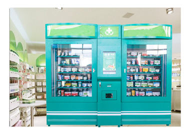 Медицина автоматов фармации для продажи дает наркотики с экраном объявлений