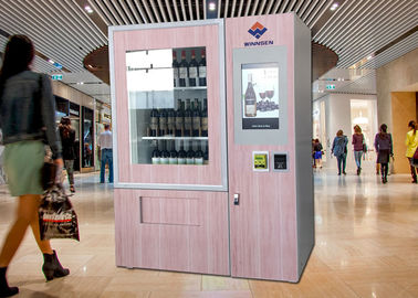 Роскошный автомат вина лифта с большой системой дистанционного управления экрана рекламы
