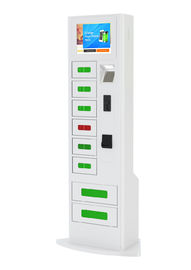 Зарядная станция мобильного телефона доступа карты примечания монетки с экраном касания для торгового центра