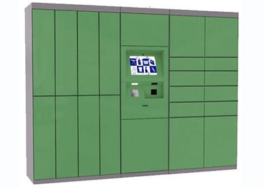 Зеленый умный шкафчик прачечной с вариантом камеры безопасности, простая деятельность и управляют