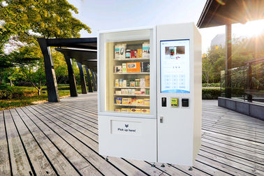 Big Stock Self Service Vending Kiosk / Automated Vending Machine With Elevator System